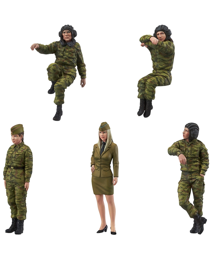 PLAMAX 35-01: Modern Russia Tank Crew Set(Second Release)