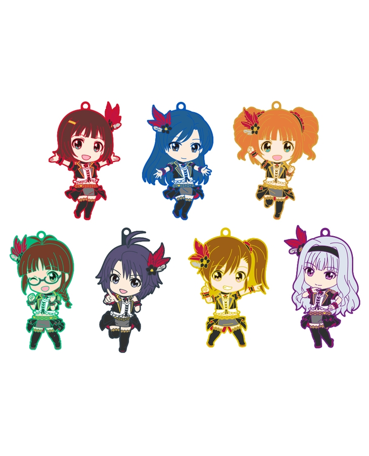 Nendoroid Plus Collectible Rubber Straps: 765PRO ALLSTARS Revolution Night A