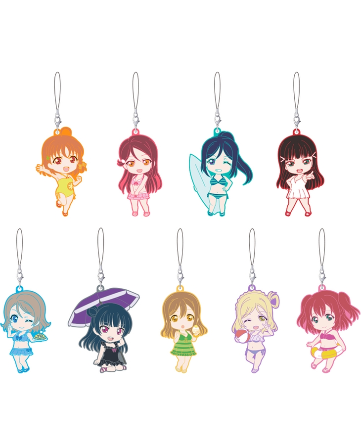 Nendoroid Plus Collectible Rubber Straps: LoveLive!Sunshine!! Swimsuit Ver.