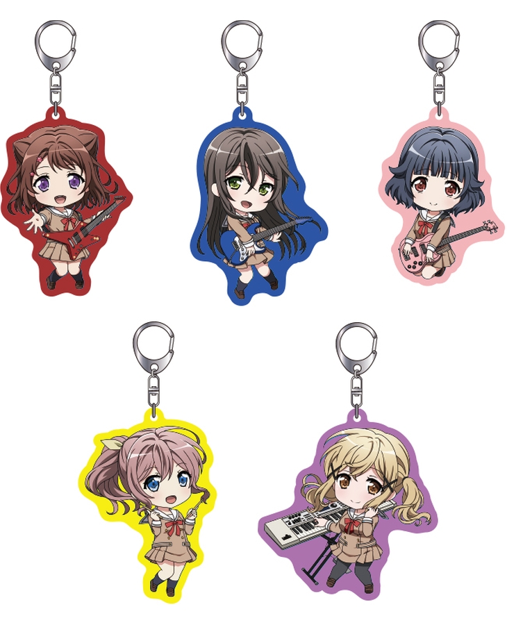 Nendoroid Plus BanG Dream! Acrylic Keychain Set