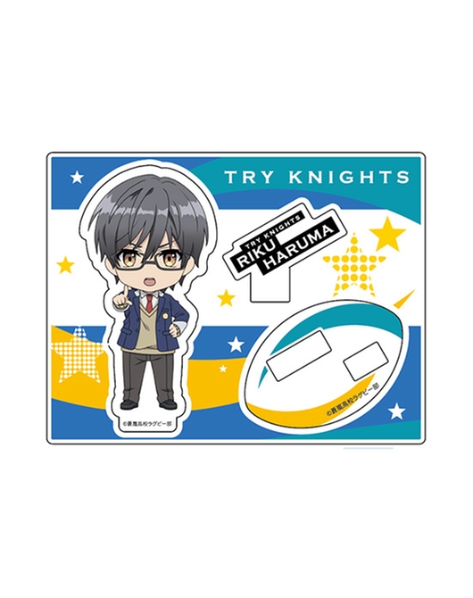 Try Knights Nendoroid Plus Acrylic Stand Riku Haruka Merchpunk