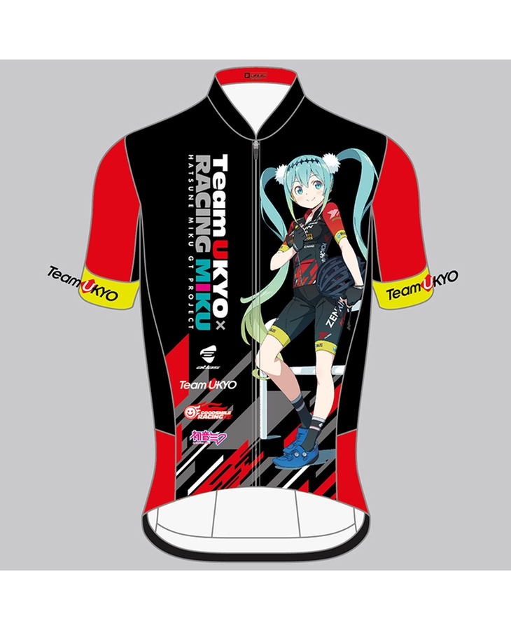サイクルジャージ レーシングミク2018 TeamUKYO応援Ver.