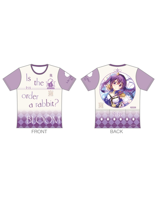 ご注文はうさぎですか？ BLOOM ツーリングTシャツ【リゼ ファンタジーVer.】