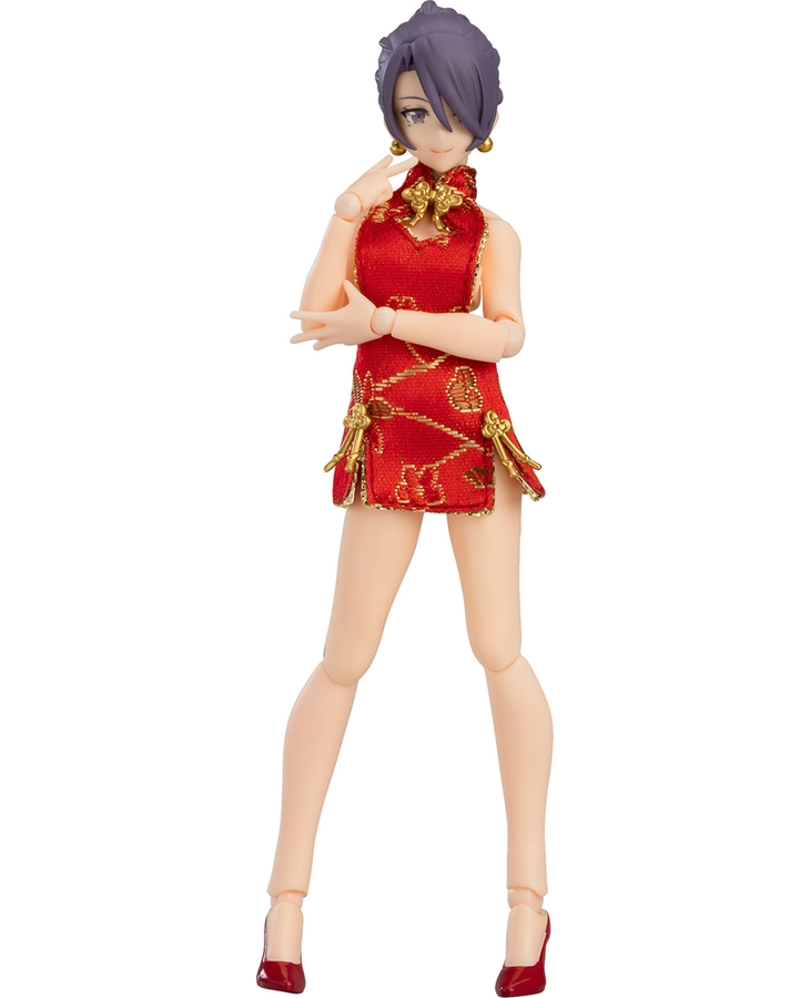 【マックスファクトリー SALE】figma 女性body（ミカ） with ミニスカートチャイナワンピコーデ