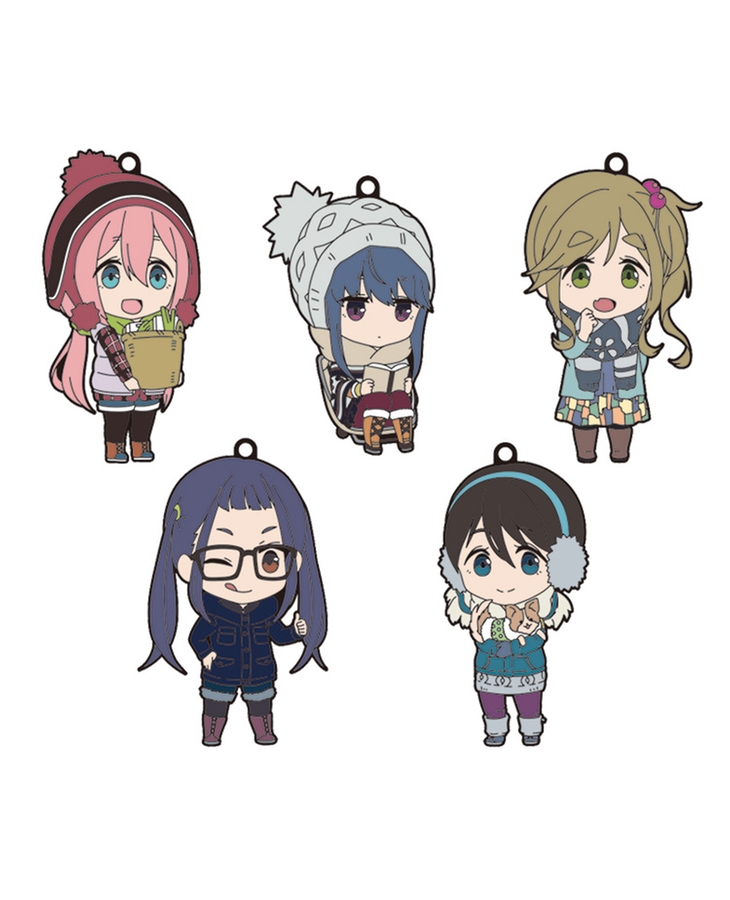 Laid-Back Camp: Nendoroid Plus Collectible Rubber Keychains