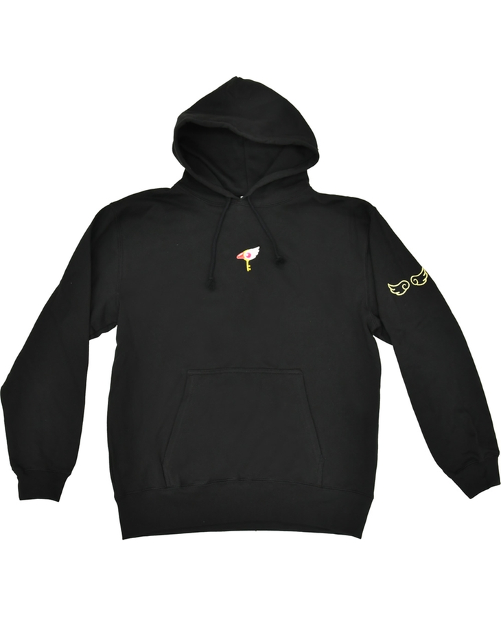 Cardcaptor Sakura: Clow Card Embroidered Hoodie Sealing Key (Black)
