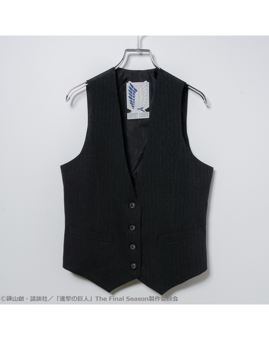 進撃の巨人 レディースベスト ブラック