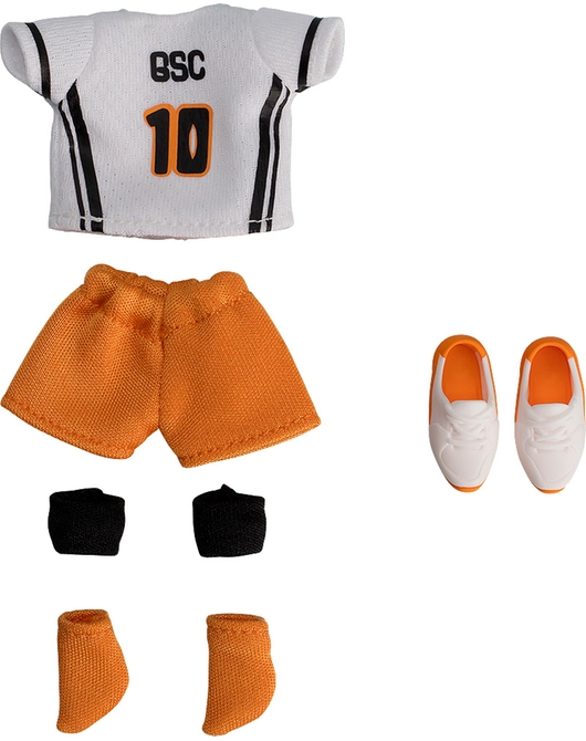 黏土娃 服裝套組 排球制服（白色）