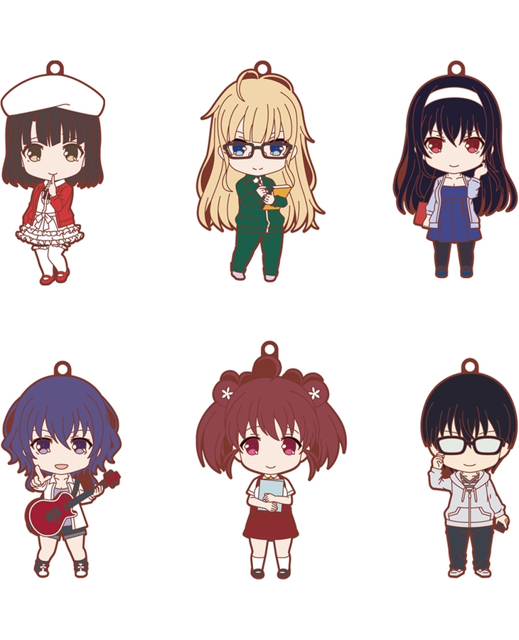 Saekano: How to Raise a Boring Girlfriend ♭ Nendoroid Plus Collectible Rubber Straps