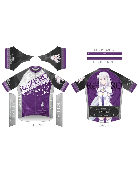 Re:ゼロから始める異世界生活 サイクルジャージ【エミリアVer.】