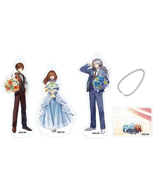 Grand Summoners Acrylic Stand Set Rayas, Roy, Iris