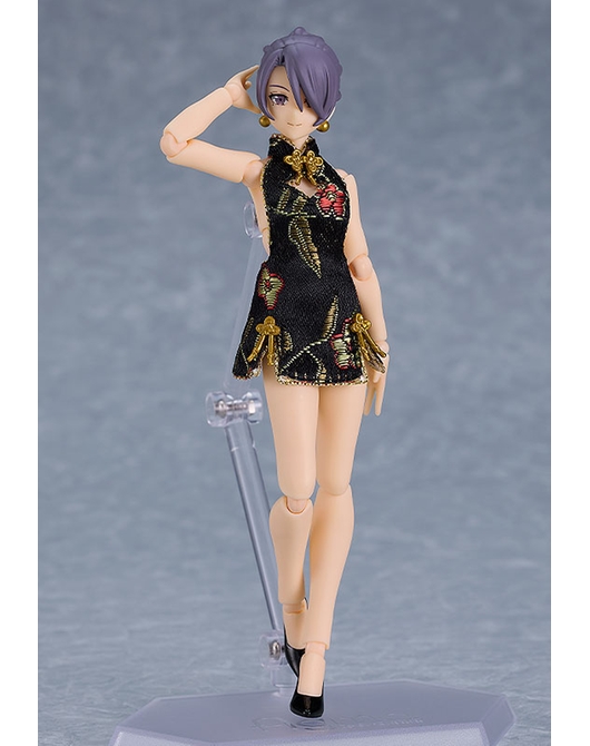 Figma 569 Female Body (Mika) – Tenue Robe Chinoise Et Mini-jupe – Max Factory – Neuve