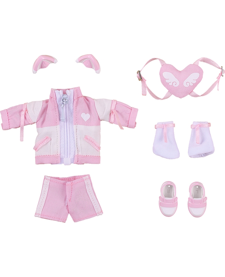 黏土娃 服裝套組 次文化運動服（Pink）