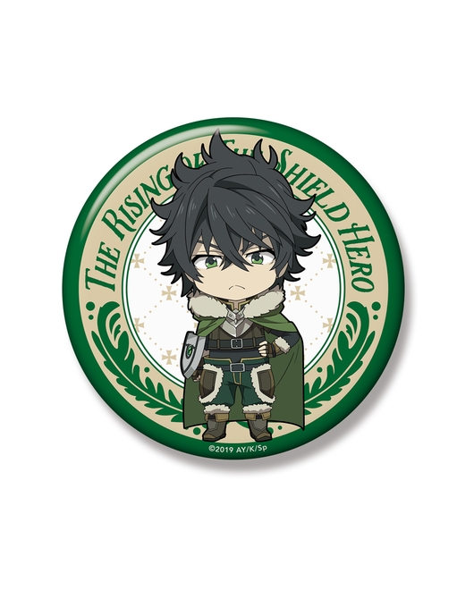  盾の勇者の成り上がり ねんどろいどぷらす ビッグ缶バッジ 岩谷尚文