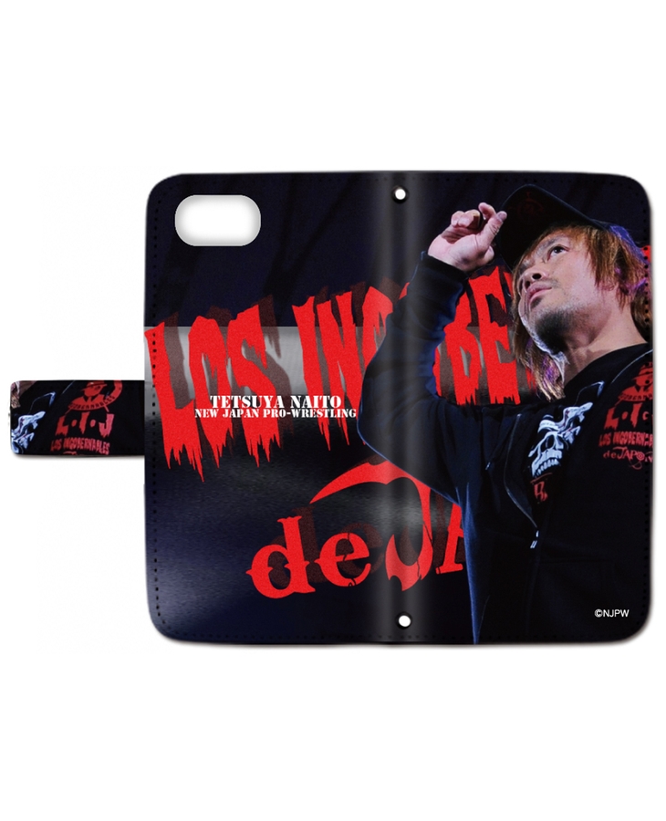 新日本プロレス スマートフォンケース(手帳型)(iPhone6/6s/7/7s/8)内藤哲也002 新日本プロレス スマートフォンケース(手帳型)(iPhone6/6s/7/7s/8)内藤哲也002