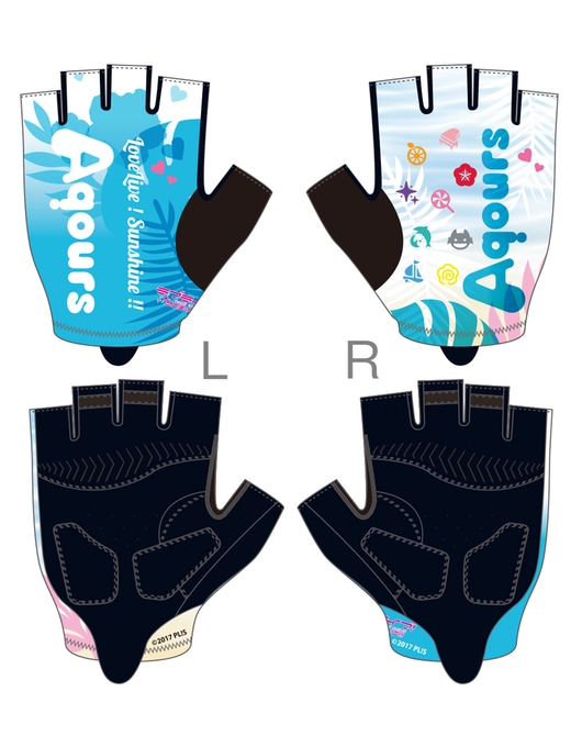 【10％OFF】 ラブライブ！サンシャイン!! サイクルショートグローブ2022／ L サイクルグローブ