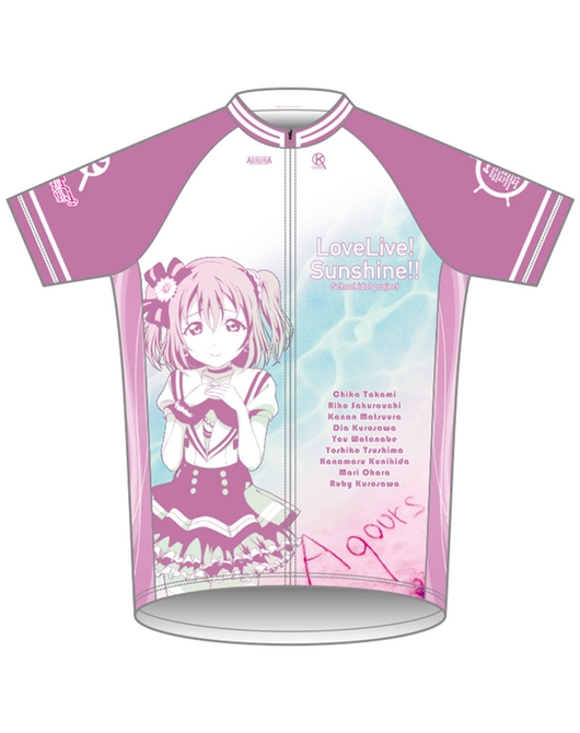 「ラブライブ！サンシャイン!!」サイクルジャージ【黒澤ルビィVer.】【再販】