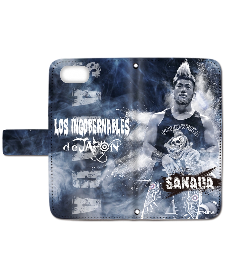 新日本プロレス スマートフォンケース(手帳型)(iPhone6/6s/7/7s/8) SANADA001 新日本プロレス スマートフォンケース(手帳型)(iPhone6/6s/7/7s/8) SANADA001