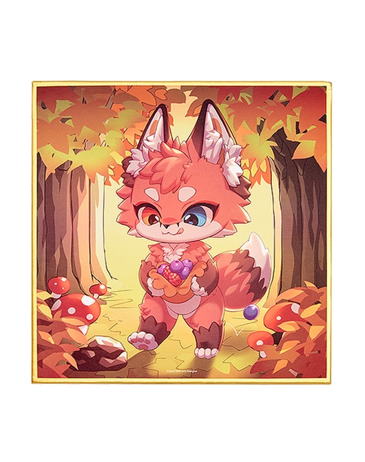 FLUFFY LAND Shikishi Good Harvest