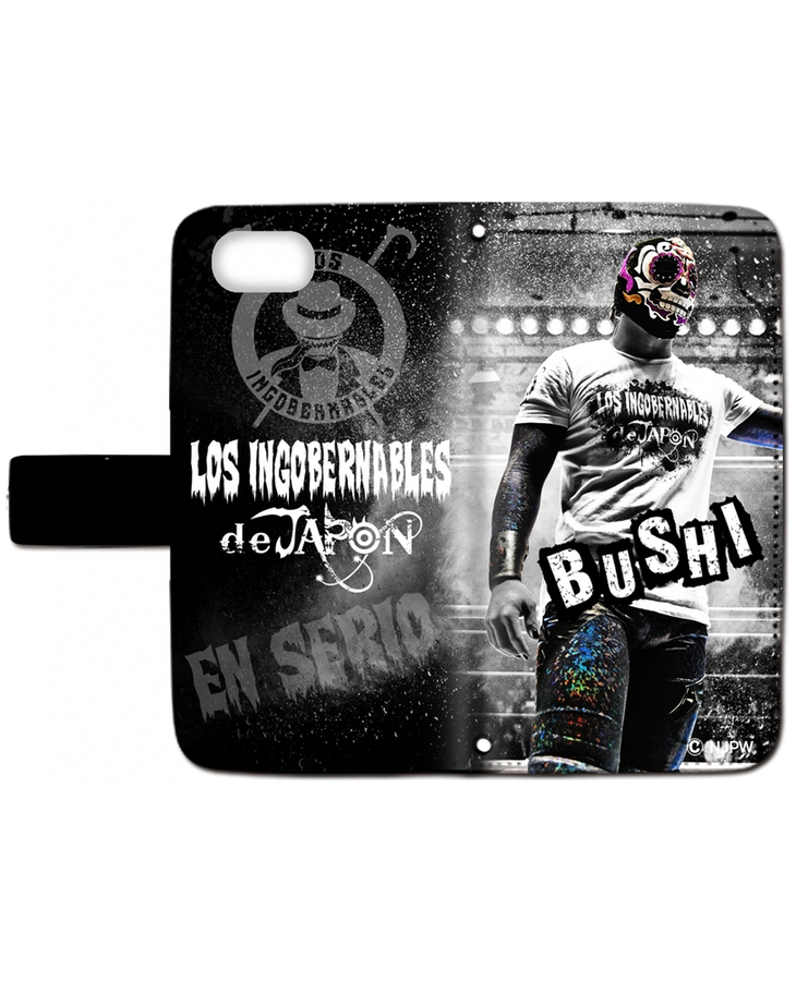 新日本プロレス スマートフォンケース(手帳型)(iPhone6/6s/7/7s/8) BUSHI001 新日本プロレス スマートフォンケース(手帳型)(iPhone6/6s/7/7s/8) BUSHI001
