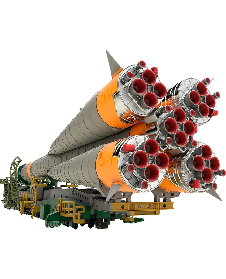 MODEROID 1/150プラスチックモデル ソユーズロケット+搬送列車（二次再販）