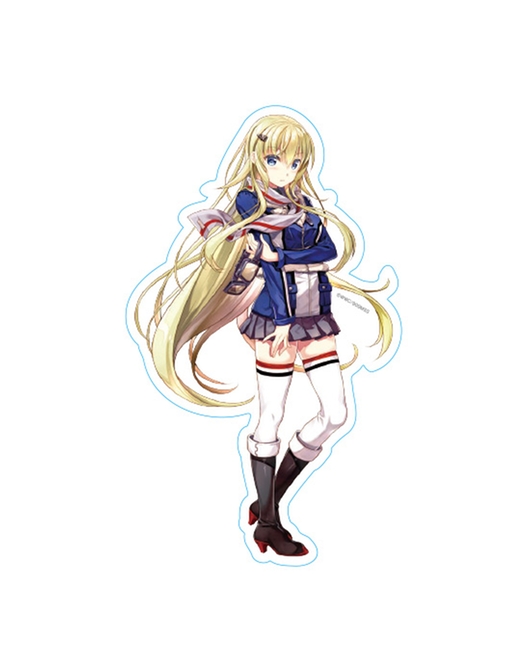 【生誕記念キャンペーン対象商品】戦翼のシグルドリーヴァ ステッカー クラウディア・ブラフォードA