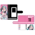 Hatsune Miku GT Project 100th Race Commemorative Art Project Art Omnibus Flip Cover Smartphone Case: Racing Miku 2019 Ver. Art by POPQN[Products which include stickers]