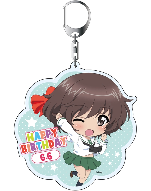 ガールズ＆パンツァー アニバーサリーキーホルダー 秋山優花里