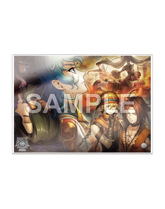 【共襲スタンプ缶バッジ対象商品】メギド72 アクリルアート 48 イベントキービジュアル メギドラルの悲劇の騎士