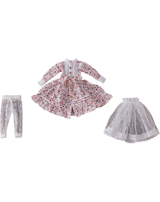 Harmonia humming Special Outfit Series (Flower Print Dress/Pink) Designed by SILVER BUTTERFLY