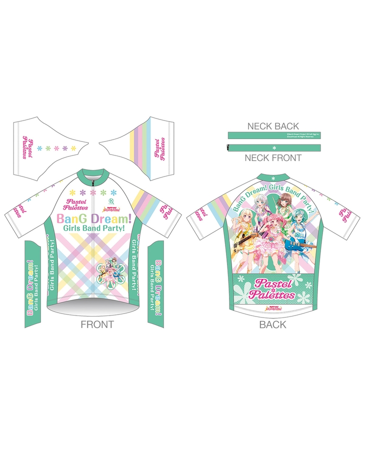 バンドリ！ ガールズバンドパーティ！ サイクルジャージ【Pastel＊Palettes 2nd.Ver.】