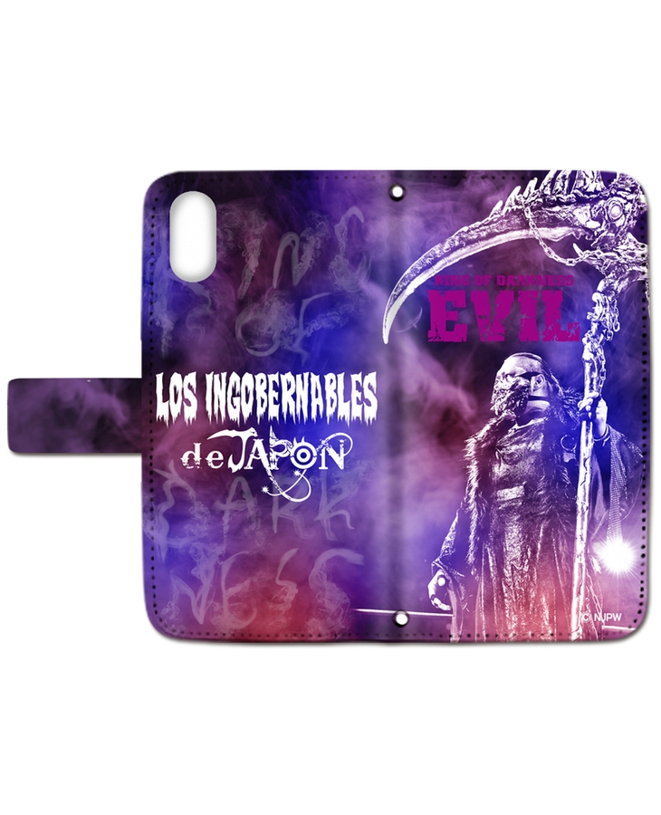 新日本プロレス スマートフォンケース(手帳型)(iPhone Ⅹ) EVIL001 新日本プロレス スマートフォンケース(手帳型)(iPhone Ⅹ) EVIL001