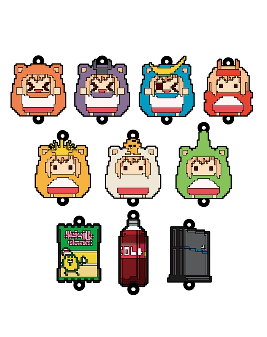 干物妹!うまるちゃんR ドット絵トレーディングラバーキーホルダー