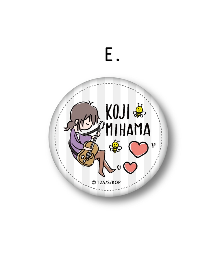 「KING OF PRISM」レザーバッジ E【KOJI MIHAMA】