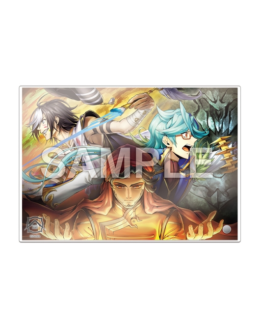 【共襲スタンプ缶バッジ対象商品】メギド72 アクリルアート 50 イベントキービジュアル 奇妙な収集家ルキフゲス