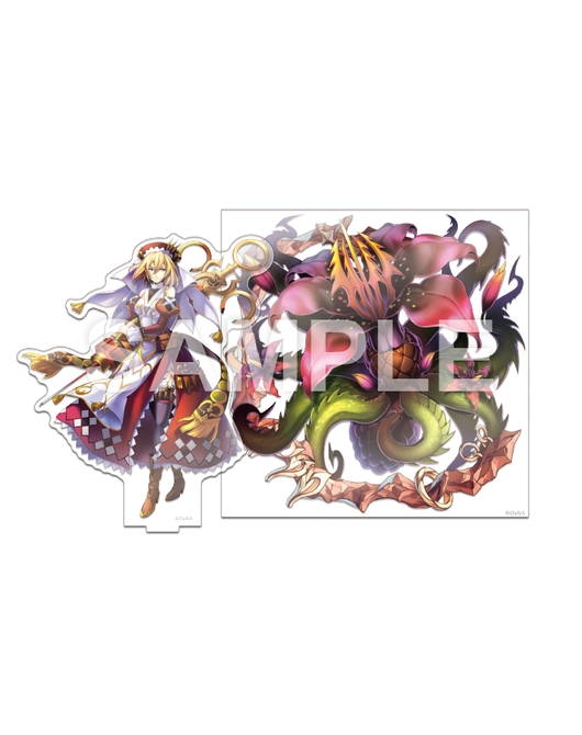 【共襲スタンプ缶バッジ対象商品】メギド72 ヴィータ＆メギド体アクリルセット 祖18 バティン（バースト）