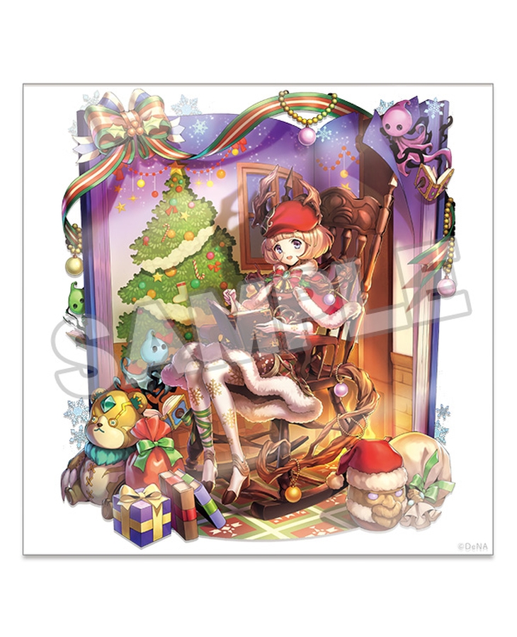 【共襲スタンプ缶バッジ対象商品】メギド72 キャラクター衣装アクリルアート 6 アンドロマリウス「メリーナイトケープ」