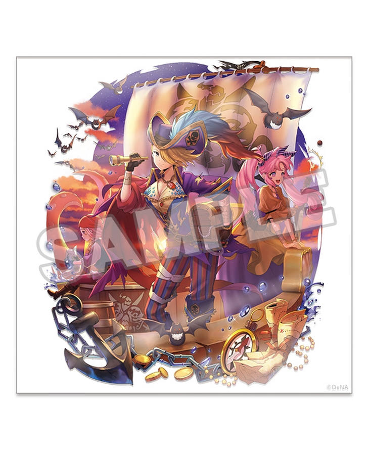 【共襲スタンプ缶バッジ対象商品】メギド72 キャラクター衣装アクリルアート 1 アガリアレプト「キャプテン・クロノ」
