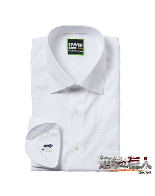 進撃の巨人 メンズドレスシャツ エルヴィン（再販）