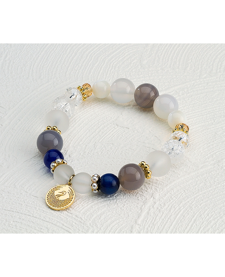 Touken Ranbu -ONLINE- Character Image Natural Stone Bracelets (Tsurumaru Kuninaga)(Rerelease)