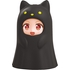 Nendoroid More Kigurumi Face Parts Case (Ghost Cat: Black)