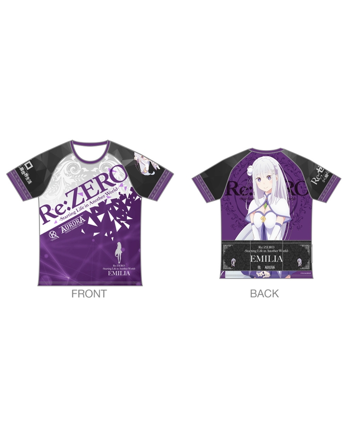 Re:ゼロから始める異世界生活 ツーリングTシャツ【エミリアVer.】