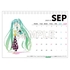 Hatsune Miku GT Project 100th Race Commemorative Art Project Art Omnibus B6 Desk Calendar[Products which include stickers]