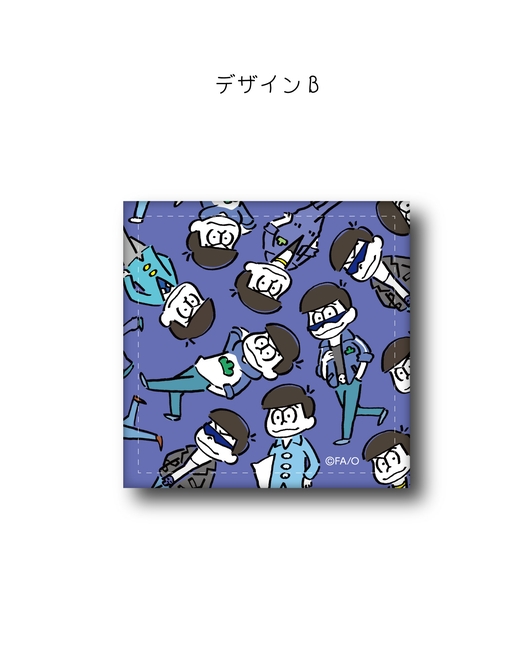 「おそ松さん」レザーバッジ Bカラ松