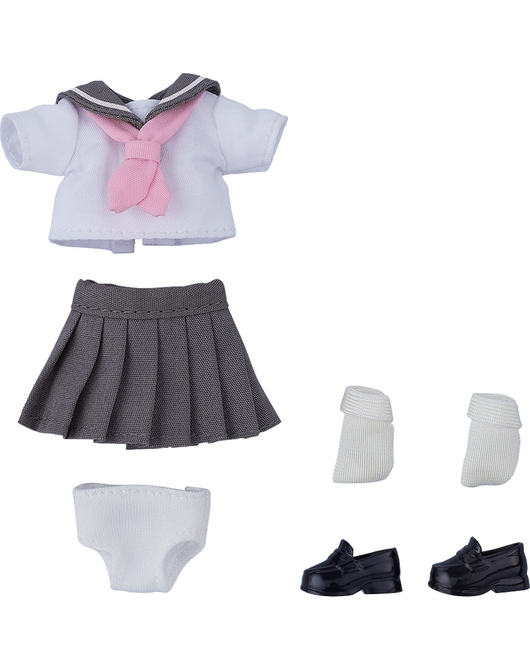 Nendoroid Doll Outfit Set: Short-Sleeved Sailor Outfit (Gray)