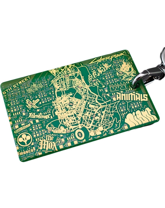 Cyberpunk 2077 Night City Map Circuit Board IC Card Case by PCB ART moeco
