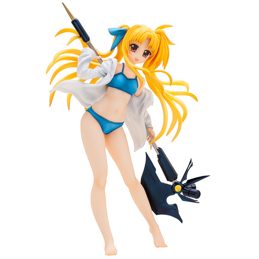 Fate Testarossa: Swimsuit Parka style Fate Testarossa: Swimsuit Parka style