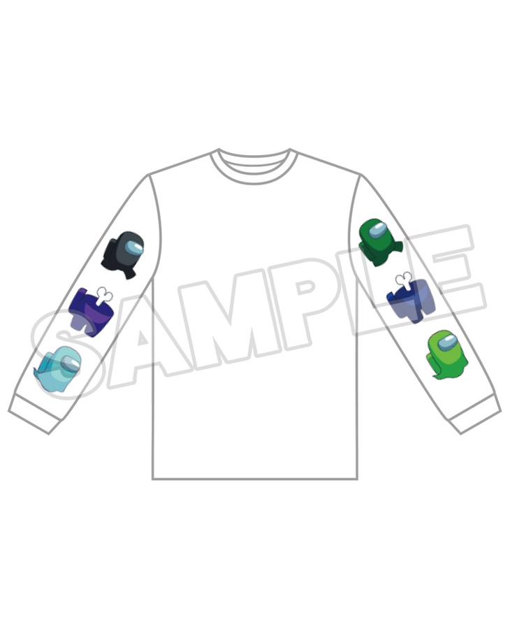 Among Us ねんどろいどぷらす ロングTシャツ Cool Colors Among Us ねんどろいどぷらす ロングTシャツ Cool Colors