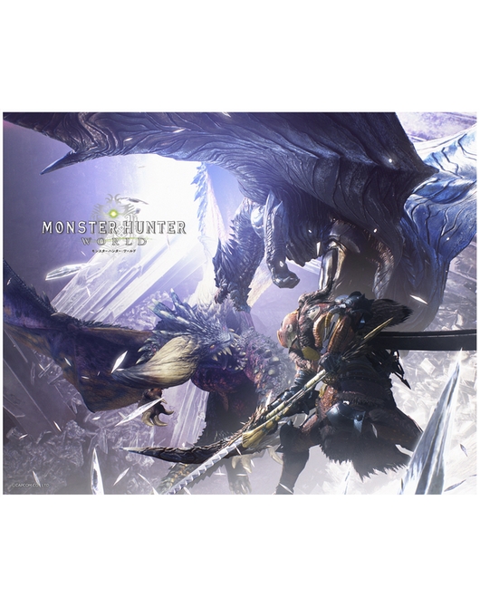 モンスターハンター：ワールド　F3キャンパスアート　ネルギガンテ×クシャルダオラ