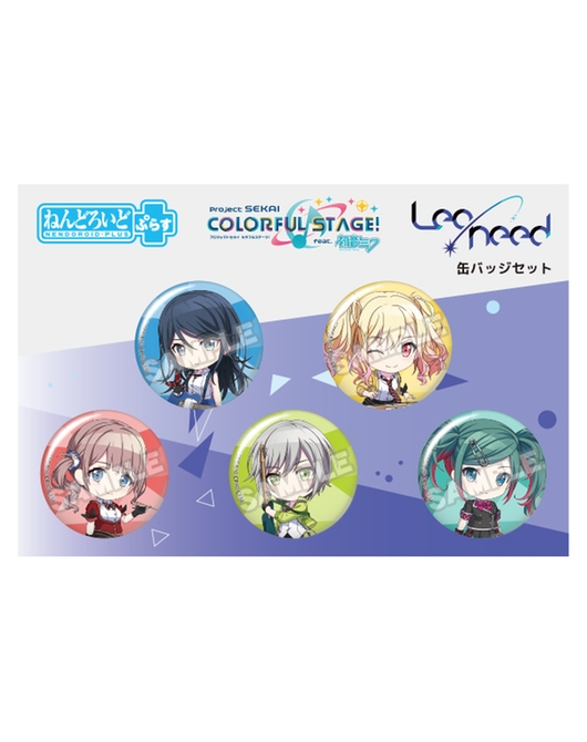 プロジェクトセカイ カラフルステージ！ feat.初音ミク ねんどろいどぷらす 缶バッジセット Leo/need